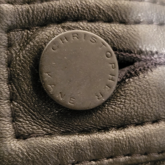 Christopher Kane Black Studded Leather Pants - Picture 10 of 12